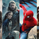 From left to right: Black Panther, Thor: The Dark World, Spider-Man: Homecoming, Iron Man 2